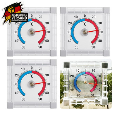 Außenthermometer wetterfest für Fenster, Türen und Kühlschrank, präzise Temperat