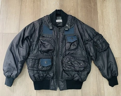 Issey Miyake Men AW96 Parachute Cargo Bomber Jacket L Robin Williams Rare - product listing photo