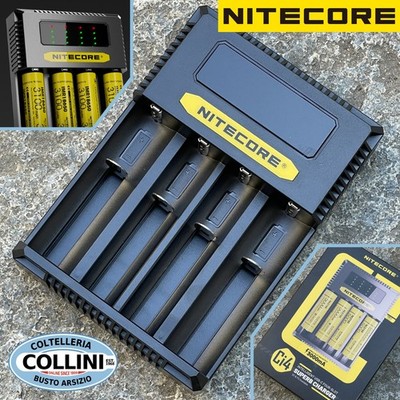 Nitecore - Ci4 Superb Charger - für Li-Ion, Ni-MH und IMR - AA, AAA, 14500, 186...