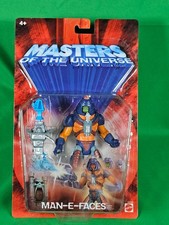MOTU Man-E-Faces 2003 Figure MOC 200X Trilingual International Mattel B0730 New