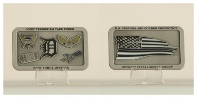 #ad #ad Joint Terrorism Task Force Detroit Intelligence Group Token 3#1 $44.98