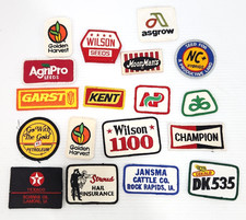 Lot Of 18 Vintage Embroidered Cloth Patches H...