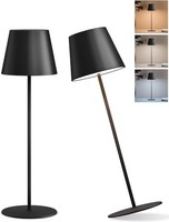 Fuyo 2 StüCk LED Tischlampe Kabellos Akku Nachttischlampe - USB-C Aufladbar,
