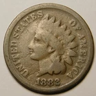 1882 Indian Head Cent Penny G-VG  "Actual Coin Pictured"