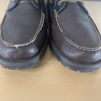 Tommy Hilfiger Brown Leather Ankle Boots, Jensen Style Size  display picture 3