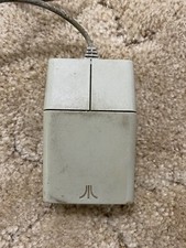 Vintage Atari STM1 Mouse P1585142272 Rollerball Mouse Tested Working
