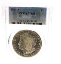 1881-S Morgan Dollar PCGS MS65 [023WEJ]
