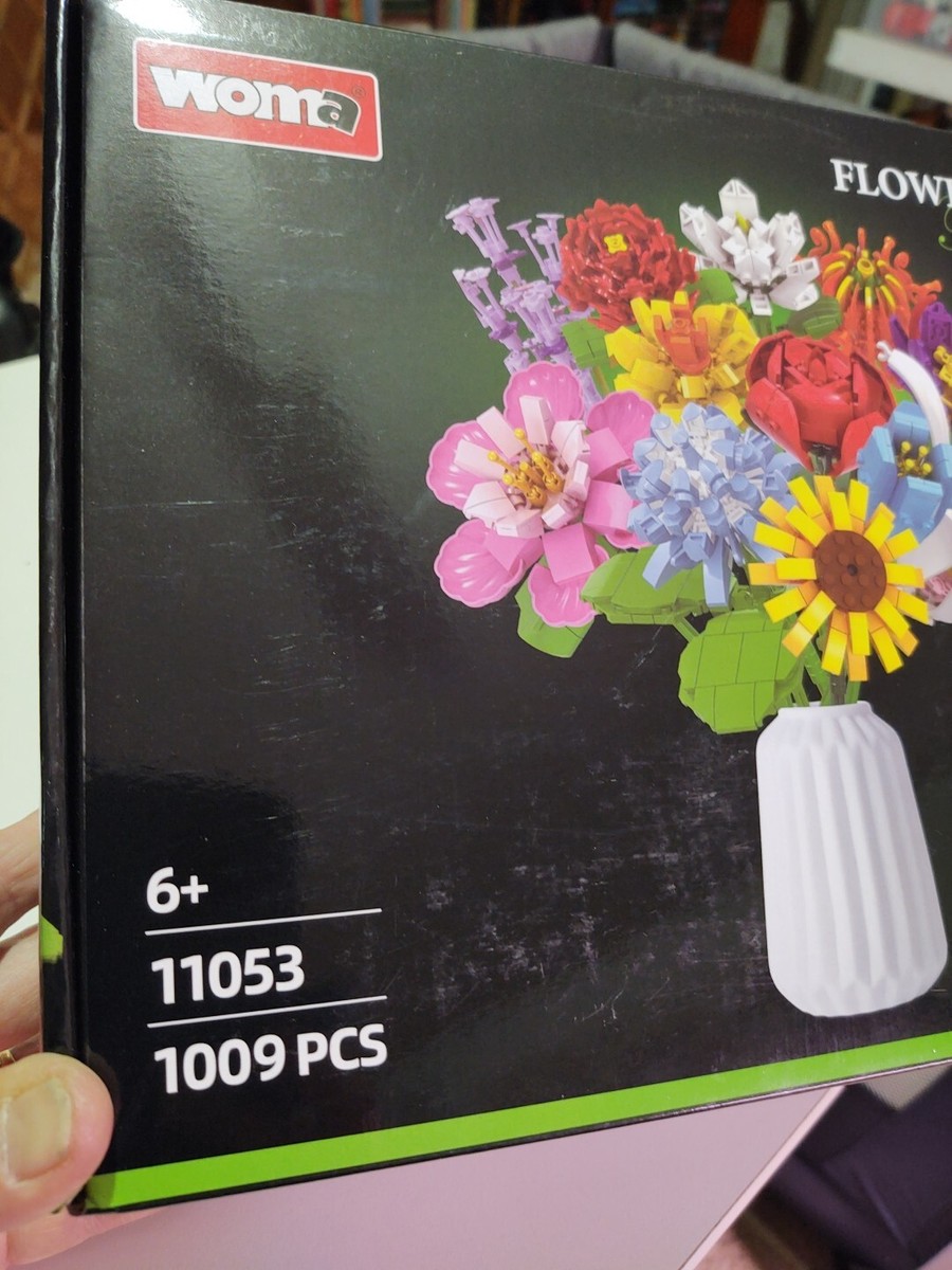 Woma Flower Cluster Building Set 11053 - 1009 pcs - 12 Flowers | eBay