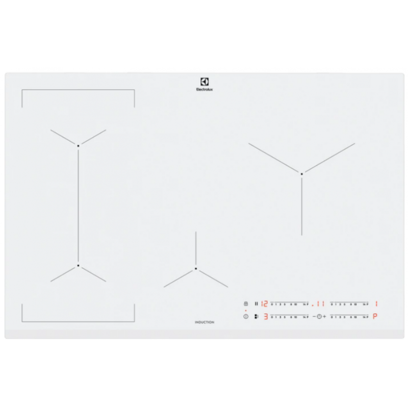 ELECTROLUX EIL83443BW PIANO COTTURA A INDUZIONE 80CM 4 ZONE COTTURA -  BIANCO