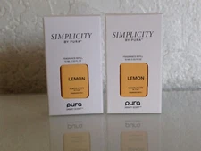 PURA Simplicity Smart Diffuser Refills, Lemon Scent, 10mL Each - 2 Pack