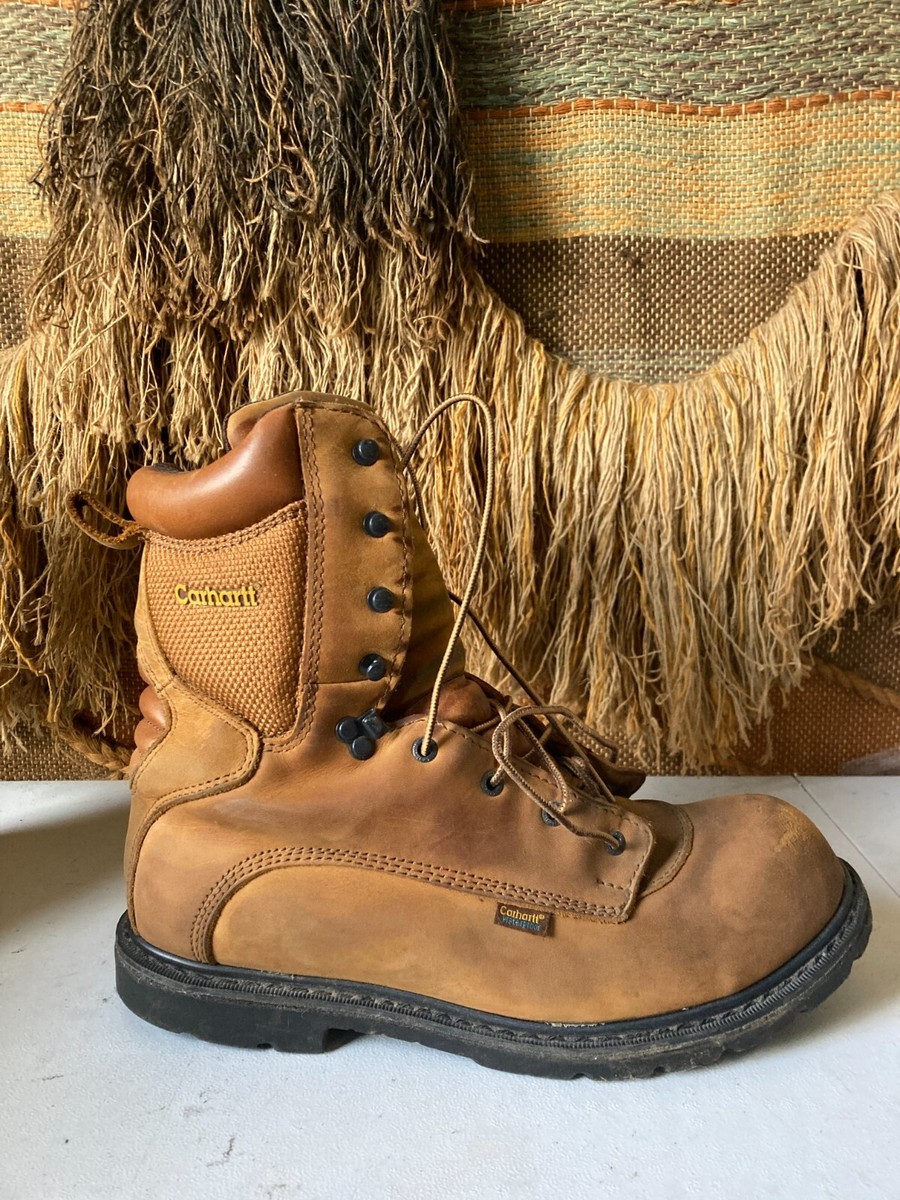 Carhartt 3907-1 Mens Brown Leather Work Boots sz 13 | eBay display picture 1