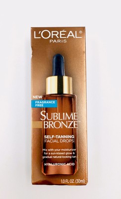 loreal face tanning drops