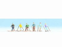 Noch 36828 Skifahrer 6 Figuren Mit ZubehöR N Neu