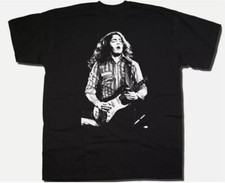Rare Rory Gallagher Unisex T-shirt Black Short Sleeve Cotton Gift Fan