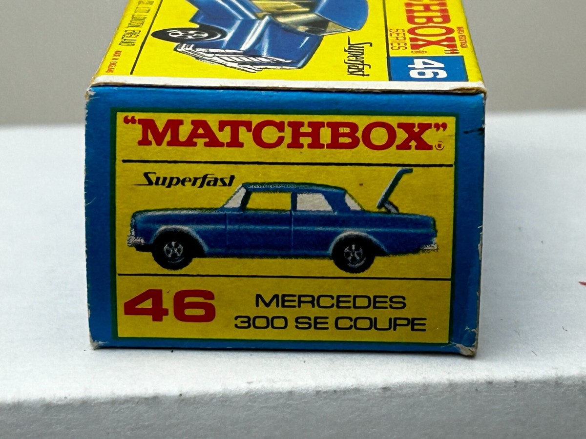 マッチボックス SuperFast No.46 メルセデスベンツ 300SE Matchbox Superfast No 46 Mercedes 300 SE, Gold & Orange Gold