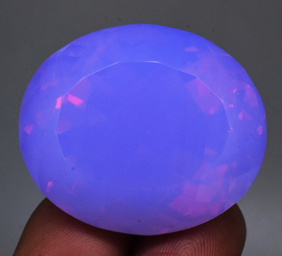 138.40 Ct Vibrant Purple Pink Opal Oval Certified Gem for Premium Collections - Image 2 of 4