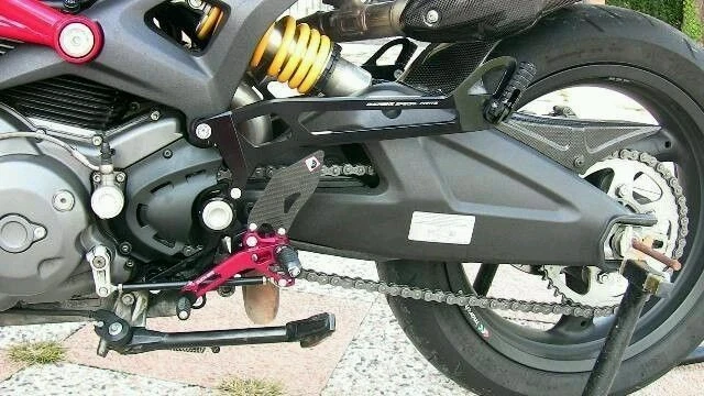 Juegos traseros de pasajeros Ducabike Ducati Monster 696 795 796 1100 Foto 2 de 3