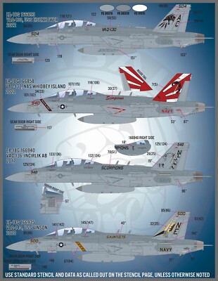 1/48 Furball EA-18G Growler Anthology Part IV Decals | eBay