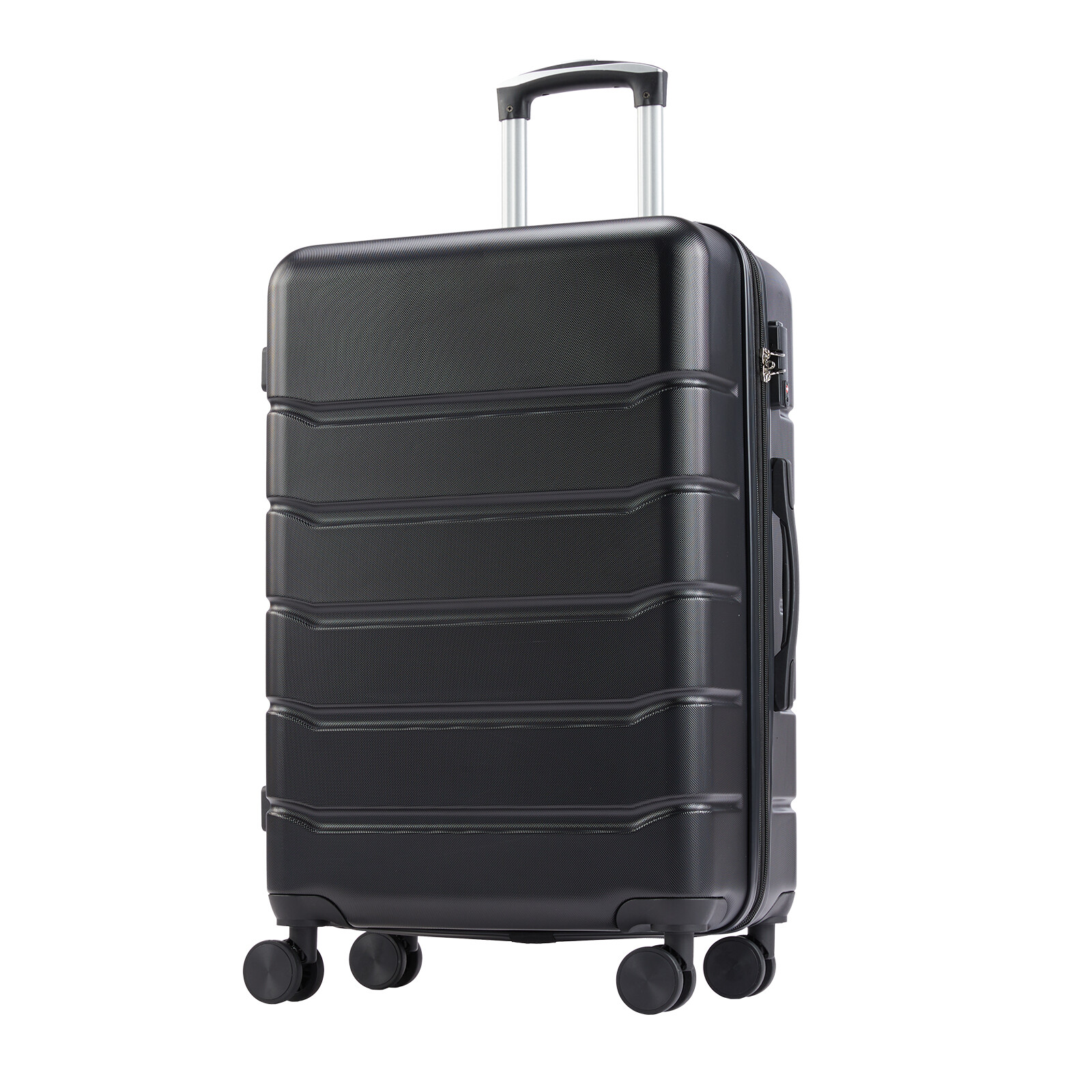 Lightweight Hard Shell Roller Suitcase with TSA Lock Expandable Carry-On Luggage