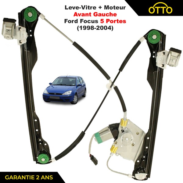 Motor + Elektrisches Fensterheber Vorne Links Fahrer FüR Focus 5 TüRen 98-04-image