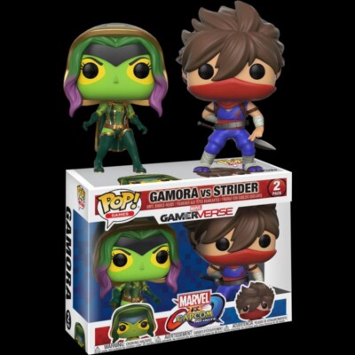 Funko POP Games: Marvel Gamerverse - Gamora vs. Strider 2-Pack Marvel vs. Capcom