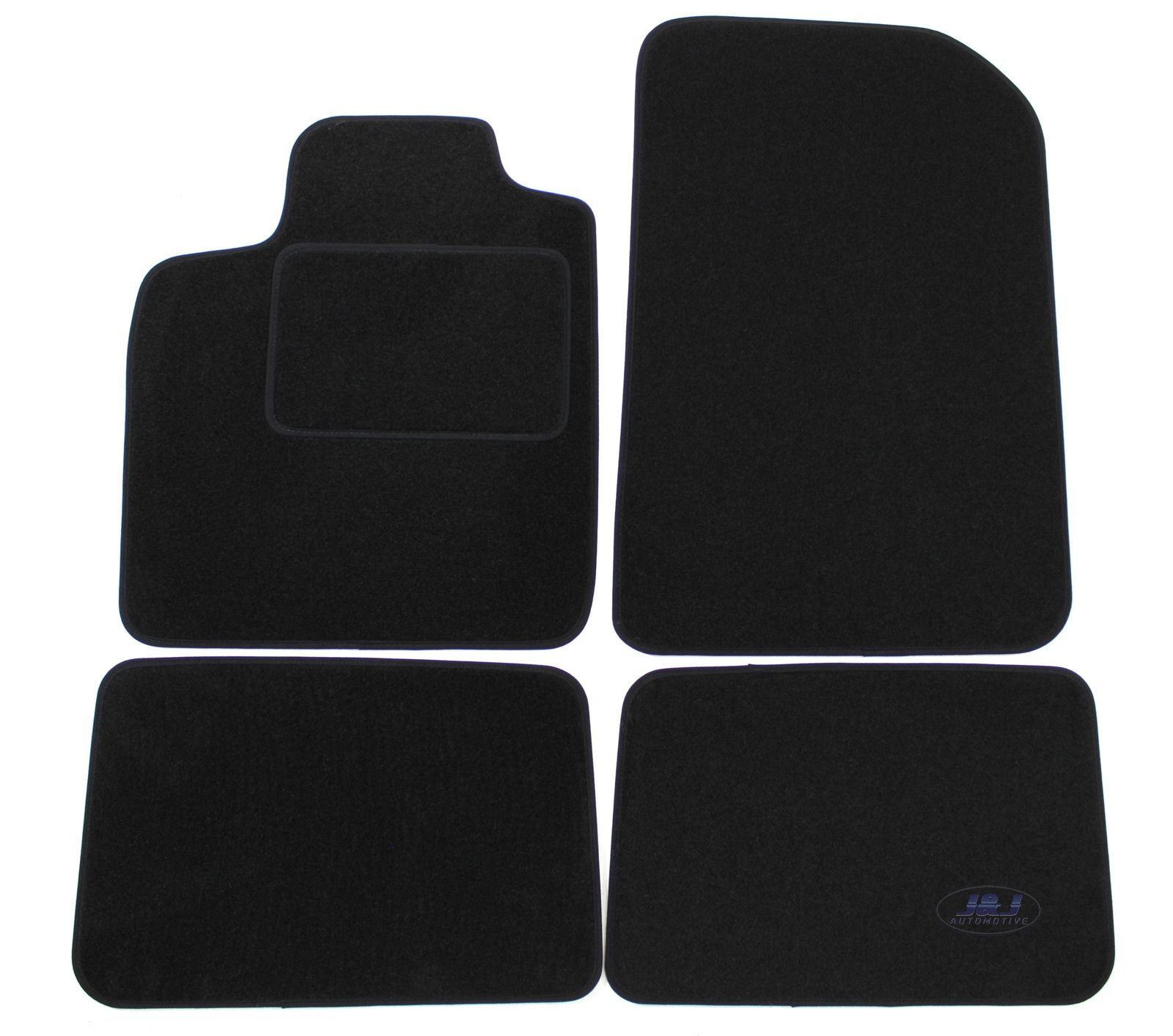 Tapis de sol velours sur mesure Twingo 2 anti-glisse moquette noire auto 2007-2013
