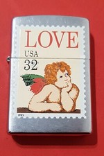ZIPPO LOVE CHERUB STAMP - USA 32 - 1997 - VERY RARE !!!