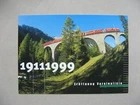 SWITZERLAND, ill. prestamped PC FDC 1999, railwayviaduct opening Vereinalinie