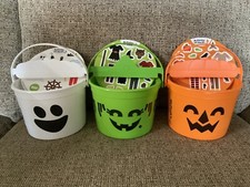 2022 McDonalds Halloween Happy Meal Boo Buckets McBoo McPunk'n  McGoblin Set 3