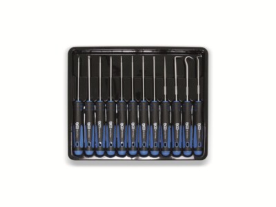 Precision screwdriver and hook set, 12 pieces, 170 mm