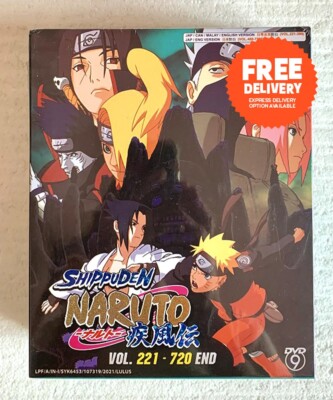 DVD Anime Naruto Shippuden Complete TV Series (Vol. 221-720 End