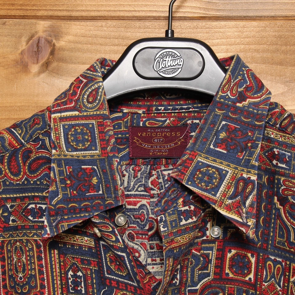 Camicia Van Heusen Tg. Mancante Usato (Cod.EBAY1656) Uomo Colorata Cotone - Imagen 3 de 3