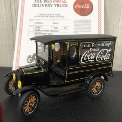 Rare Danbury Mint 1925 Ford Coca Cola Delivery Truck Danbury Mint