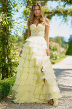 sherri hill prom dress, brand new, size 16, navy, no alterations