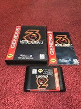 Mortal Kombat 3 Sega Genesis CIB Complete In Box TESTED-EXCELLENT-LN CART WOW