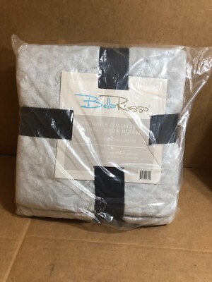 Bella Russo Silk Touch Throw / Blanket Gray 50'' x 60'' 100% POLYESTER
