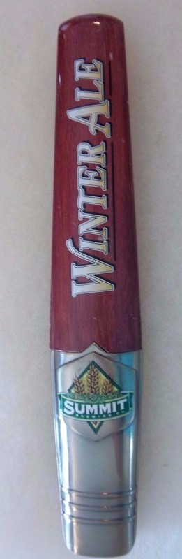 SUMMIT BREWING CO. WINTER ALE BEER TAP HANDLE
