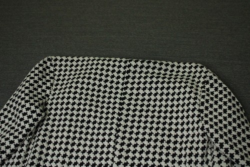Philosophy Anthropologie Women's M Open Front Cardigan White Black Houndstooth - Picture 13 of 14