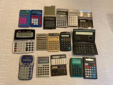 17 Models Of Vintage Calculators Untested Clearpath Texas Instruments Casio