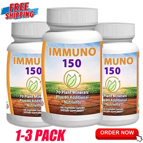 1-3Pack IMMUNO 150 THE ULTIMATE MULTI VITAMIN, IMMUNE BOOSTER - 150 CAPSULES