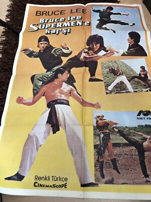 The Bruce Lee gegen Supermähne A1 -Kinoplakat-Eastern-TR-