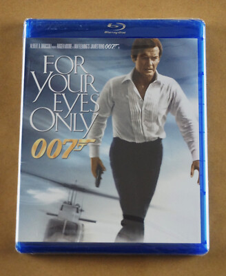 For Your Eyes Only (Blu-ray Disc, 1981, 2012) Roger Moore 007 James Bond . NEW