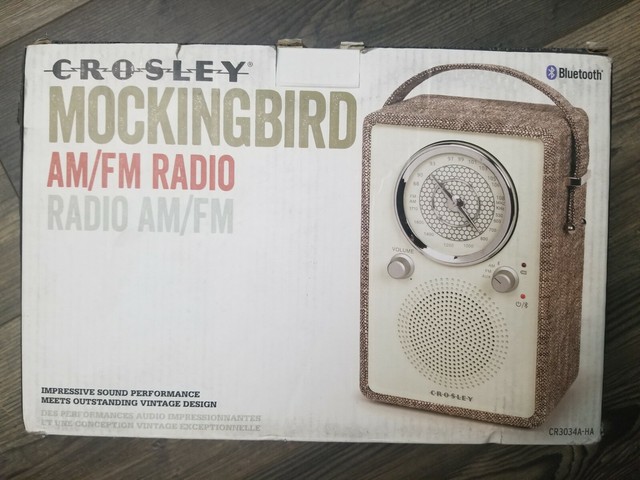 crosley tribute bluetooth radio speaker