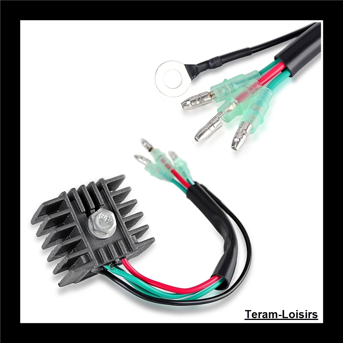 Régulateur tension Yamaha 9.9 ELR redresseur thermique pour hors-bord