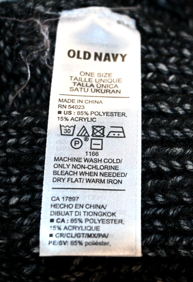 Old Navy Black Scarf 9