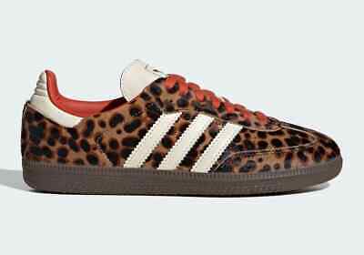 adidas Samba OG Preloved Red Leopard Print Sneakers JI2734 adidas Samba OG Preloved Red Leopard Print Sneakers JI2734