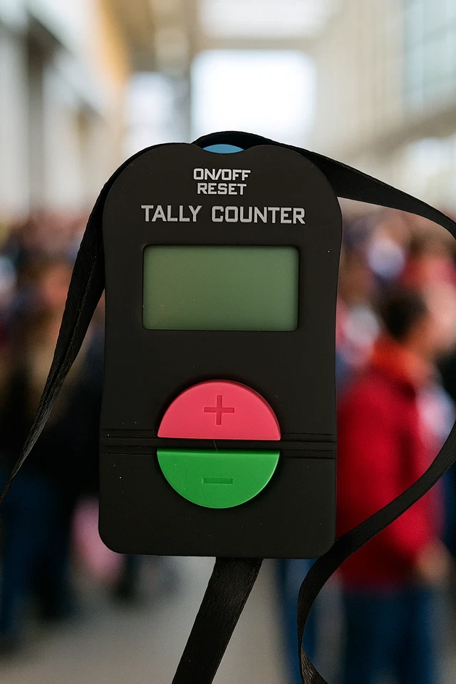 HIGH SECURITY STANDARD Besucherzähler Handzähler Elektronisch Stückzähler Tally Counter Zähler DIGITAL