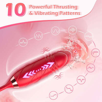 Rose Shape Sucking Vibrator Clitoral G-spot Suction Sex Toy 7 Speed  Waterproof | eBay