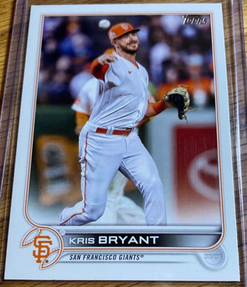 1of1 toppsarchivessignature2022クリスブライアント 2022 Topps Series 1 Baseball #86 Kris Bryant | eBay