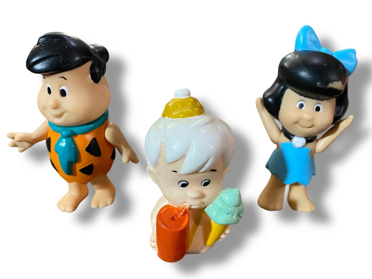 フリントストーン　トーキングフィギュア(ジャンク) フレッド 1992 FRED FLINTSTONE RUBBER TOY FIGURE, The Flintstones TV Show